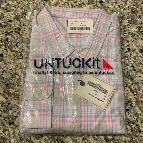 UNTUCKit Top 10 Preppy Pink - Picture 10 of 12